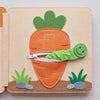 Personalized Rabbit Felt Quiet Book, Montessori Sensory Toy for Toddlers (10 Pages)
