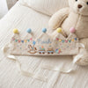 Hand-Embroidered Vintage Toy Train Birthday Crown: Personalized Keepsake (1-3 Years)