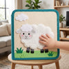 Personalized Felt Quiet Book, Montessori Farm Animals, Travel Toy for Toddlers