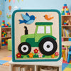 Personalized Felt Quiet Book, Montessori Farm Animals, Travel Toy for Toddlers