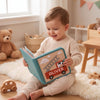 Personalized Felt Quiet Book, Montessori Farm Animals, Travel Toy for Toddlers