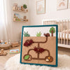 Personalized Felt Quiet Book, Montessori Farm Animals, Travel Toy for Toddlers
