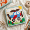 Personalized Fox Felt Quiet Book, Animal Montessori Sensory Toy for Toddlers (10 Pages)
