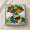Personalized Dinosaur Felt Quiet Book, Montessori Sensory Activity Toy for Toddlers