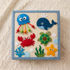 Personalized Dinosaur Felt Quiet Book, Montessori Sensory Activity Toy for Toddlers