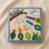 Personalized Dinosaur Felt Quiet Book, Montessori Sensory Activity Toy for Toddlers