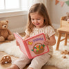 Personalized Butterflies Flowers Felt Quiet Book, Montessori Sensory Toy (7 or 11 Pages)