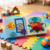 Personalized Bee Felt Quiet Book, Montessori Sensory Toy for Toddlers (10 Pages)