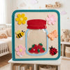 Personalized Felt Quiet Book, Montessori Farm Animals, Travel Toy for Toddlers