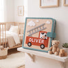 Personalized Felt Quiet Book, Montessori Farm Animals, Travel Toy for Toddlers