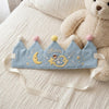 Personalized Outer Space Birthday Crown: Custom Linen Keepsake with Astronaut & Rocket